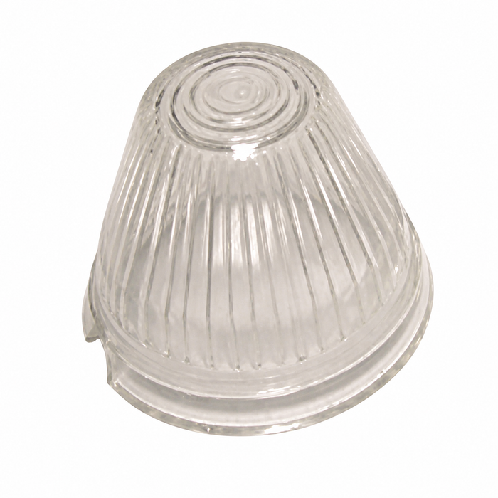 C16-111-161C-LR - 111-953-161-C - 111953161C - EXCELLENT QUALITY - CLEAR BULLET TURN SIGNAL LENS - BEETLE 55-57 - GHIA 56-58 - BUS 55-61 - SOLD EACH
