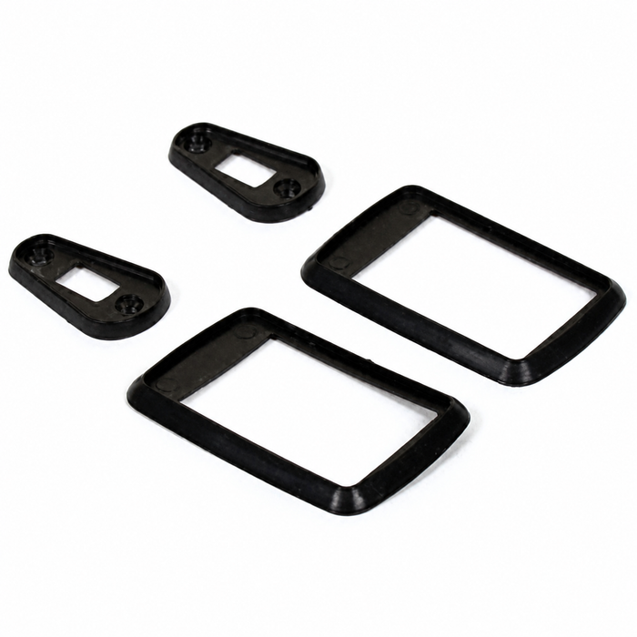 C16-111-209A - 111-837-209-A - 111837209A - DOOR HANDLE SEALS 4 PC SET - BEETLE 66-1/2 TO 67 WITH ROUND PUSH BUTTON KNOB (NOT SQUARE) - SOLD 4 PIECE SET