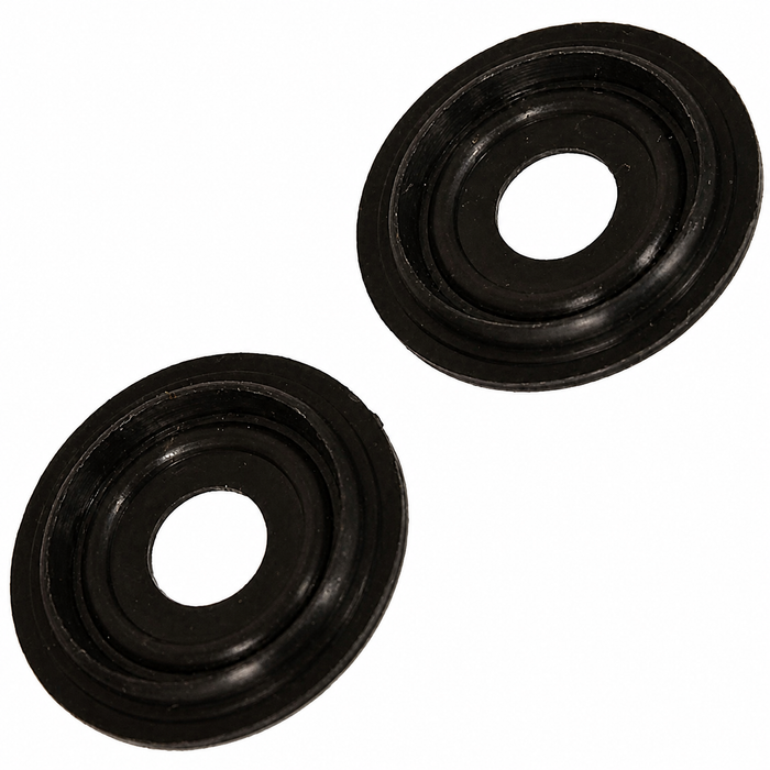C16-111-595A - 111-837-595-A - 111837595A - GENUINE GERMAN MADE - BUFFERS/COLLARS - WINDOW CRANK - BLACK - BEETLE/GHIA 68-79  - BUS 68-79 - TYPE-3 68-73 - VANAGON 80-91 - SOLD PAIR