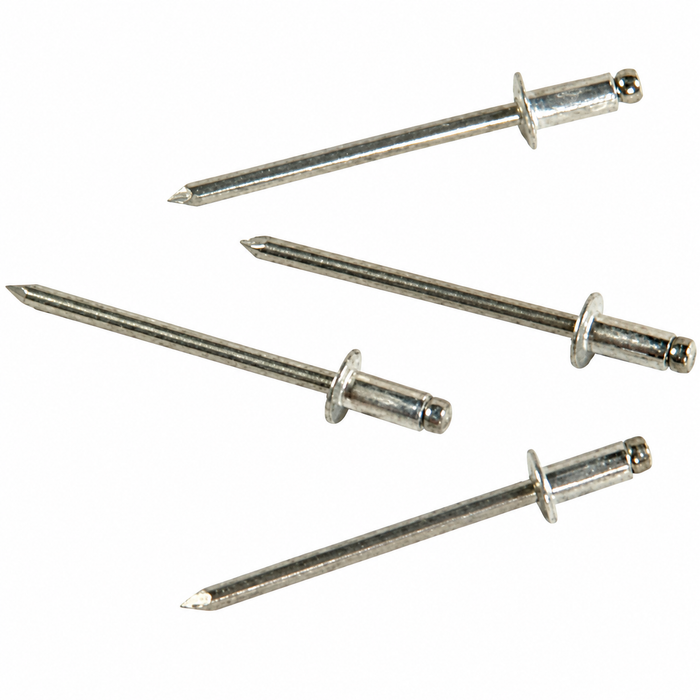C16-111-647 - RIVETS - 3MM DIAMETER - FOR VENT WING LOCKS - SET OF 4 - BEETLE 52-64 - BUS 53-67 - SOLD SET