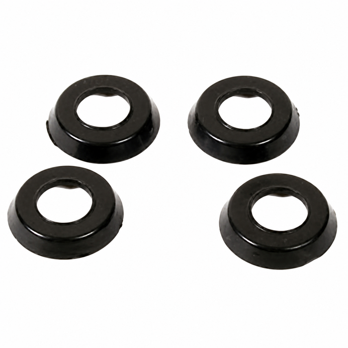 C16-113-235A-BK - 113-837-235-ABK - 113837235ABK - BUFFERS - WINDOW CRANK - DOOR HANDLE - BLACK - BEETLE 56-67 - GHIA 56-67 - SOLD 4 PIECE SET