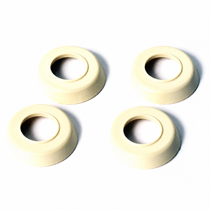 C16-113-235A-IV - 113-837-235-AIV - 113837235AIV - BUFFERS - WINDOW CRANK - DOOR HANDLE - IVORY- BEETLE 56-67 - GHIA 56-67 - SOLD 4 PIECE SET