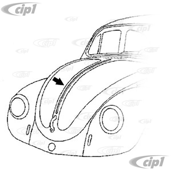 C16-113-505K - 113-853-505-K - 113853505K - FRONT HOOD