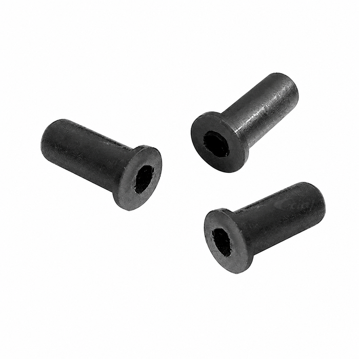 C16-113-615 - 113-853-615 - 113853615 - GERMAN - MOUNTING CUPS FOR VW HOOD EMBLEM - BEETLE 60-79 - TYPE-3 62-73 - VW THING 69-79 - SOLD 3 PIECE SET
