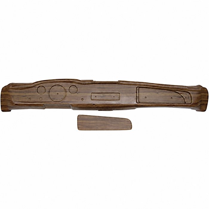 C16-141-099 - 141-857-071AWD - 141857071 A WD - 68-71 GHIA WOOD-GRAIN DASH FACE & GLOVE-BOX COVER - TRIMMING REQUIRED - SOLD EACH