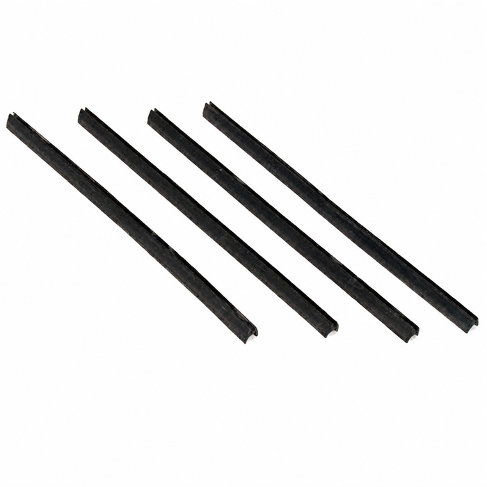 C16-141-251A - 141-707-251-A - 141707251A - SEALS BUMPER BRACKET SHIELDS FRONT & REAR - GHIA 56-71 - SOLD 4 PIECE SET