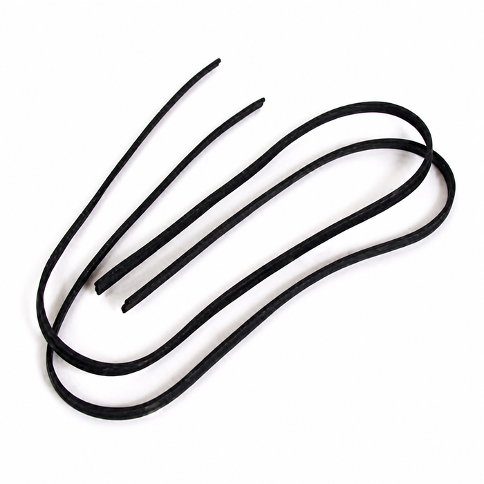 C16-141-657A - 141-853-657-A - 141853657A - NOSE VENT GRILL SEALS - GHIA 60-74 - SOLD PAIR