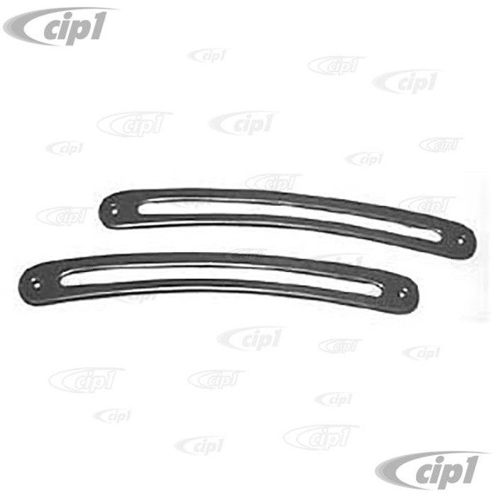 C16-141-745 - (141-255-481A 141255481A) - 72-74 GHIA DEFROSTER VENT SLOT COVERS - SOLD PAIR
