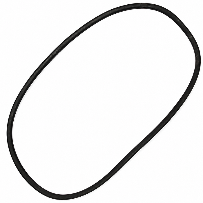 C16-143-521A - (143-845-521B 143845521B) - REAR WINDOW SEAL W/ CHROME GROOVE FOR C-STYLE ALUMINUM MOLDING - GHIA 56-66 - SOLD EACH