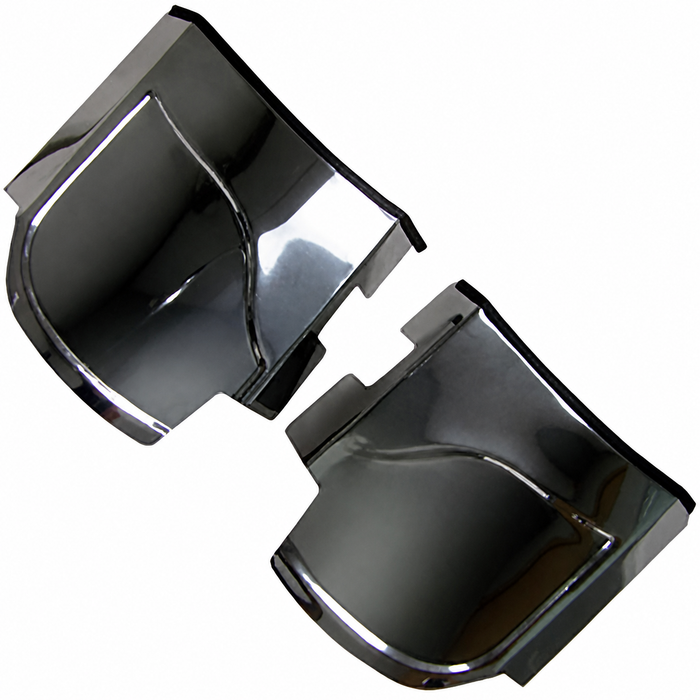 C16-151-069-LR - 111-017-321 - 111017321 - GERMAN - REAR ALUMINUM FENDER GRAVEL GUARDS - ALL BEETLES 46-77 - SOLD PAIR