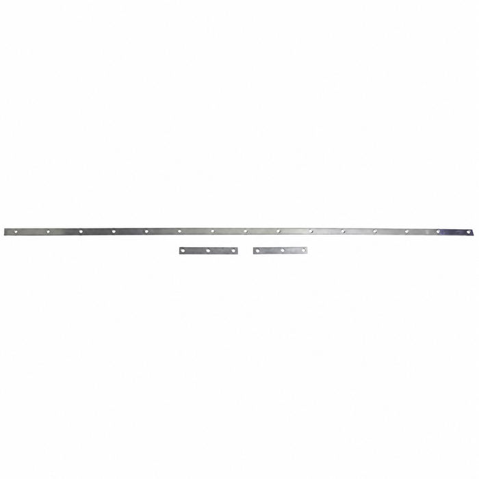 C16-151-341 - 151-871-341 - 151871341 - ALUMINUM INSERTS FOR TOP TO FRONT WINDSHIELD FRAME SEALS - BEETLE CONVERTIBLE 68-72 - SOLD 3 PIECE SET
