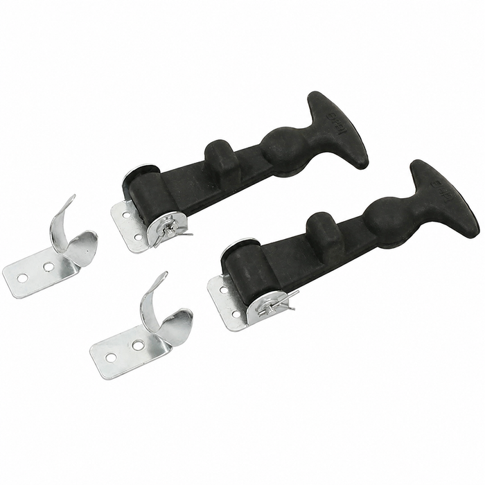 C16-231-700-PR - 231-068-013-A - 231068013A - POP TOP RUBBER LATCHES - 13CM (5.1 INCHES) - FIT ALL BUS / VANAGON WESTFALIA WITH POP-TOP ROOF - SOLD PAIR