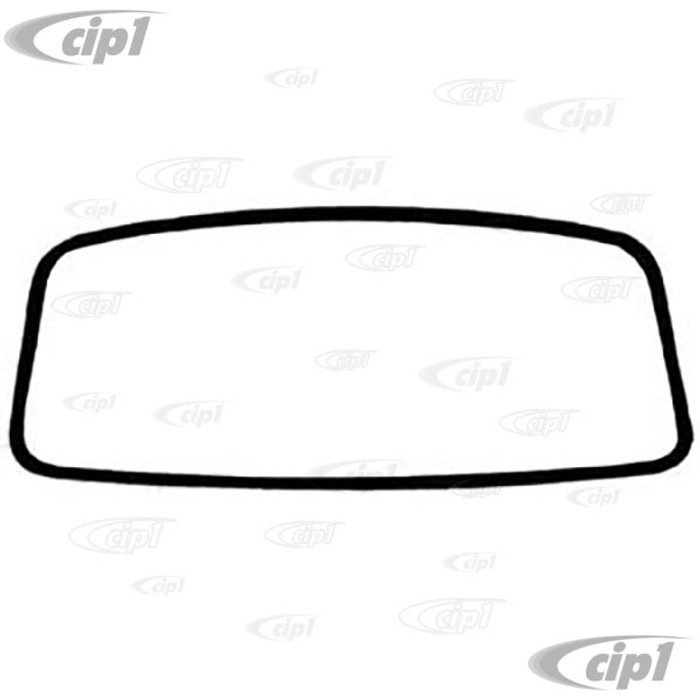 C16-241-121COE - 211-845-121-D - 211845121D - GENUINE GERMAN - FRONT WINDSHIELD SEAL - WITHOUT GROOVE FOR MOLDING (CAL-LOOK STYLE) - PREFORMED MOLDED CORNERS - BUS 68-79 - SOLD EACH