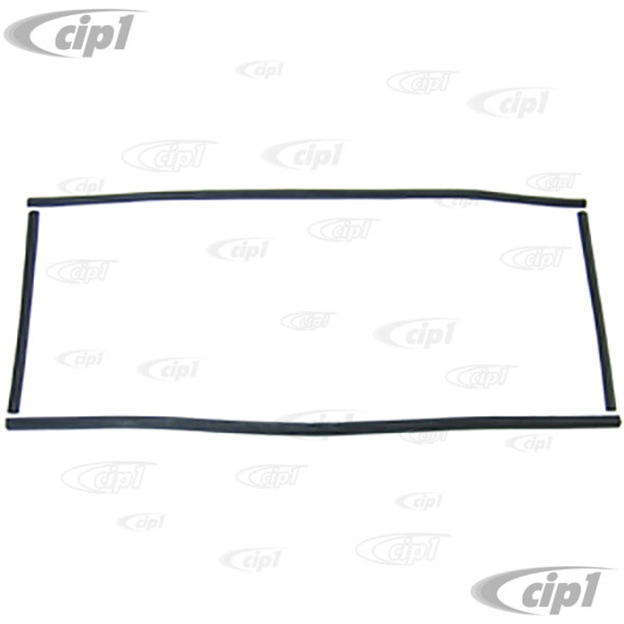 C16-261-571 - (261-829-571 261829571) - MADE IN USA - SIDE STORAGE (LOCKER) COMPARTMENT DOOR SEAL - 4 PIECE DESIGN - TYPE-2 SINGLE CAB PICK-UP 50-79 - SOLD EACH
