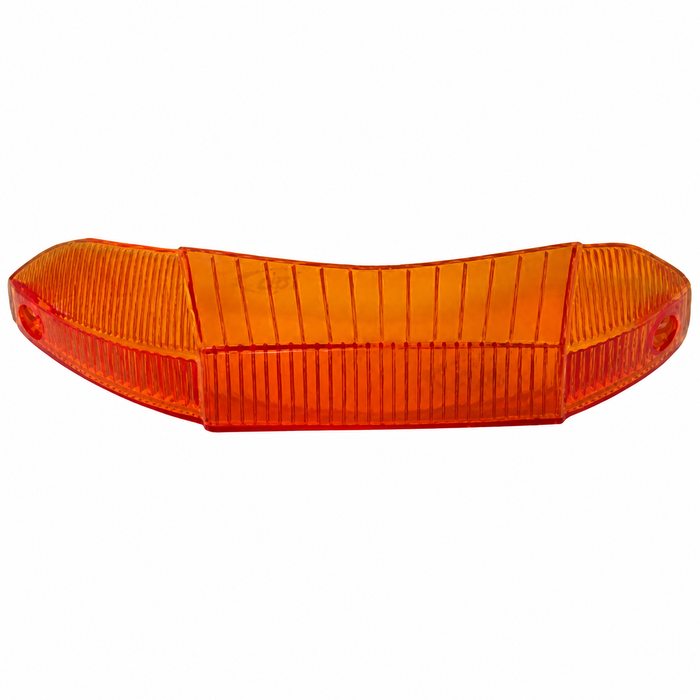C16-311-161D-LR - (311-953-161D 311953161D 98-9637-B) - AMBER WRAP AROUND FRONT TURN SIGNAL LENS - LEFT OR RIGHT - TYPE-3 64-67 - SOLD EACH