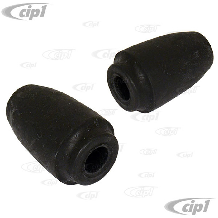 C16-311-191 - GOOD QUALITY - REAR SUSPENSION RUBBER BUMP STOPS / SNUBBERS - BEETLE 60-79 - GHIA 60-74 - TYPE-3 62-73 - REF.#'s - 311-501-191 - 311501191 - SOLD PAIR