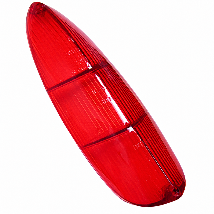 C16-311-222-LR - 311-945-241-A - 311945241A - GERMAN - TAIL LIGHT LENSE - RED FLAT EURO STYLE - TYPE-3 62-69 - SOLD EACH