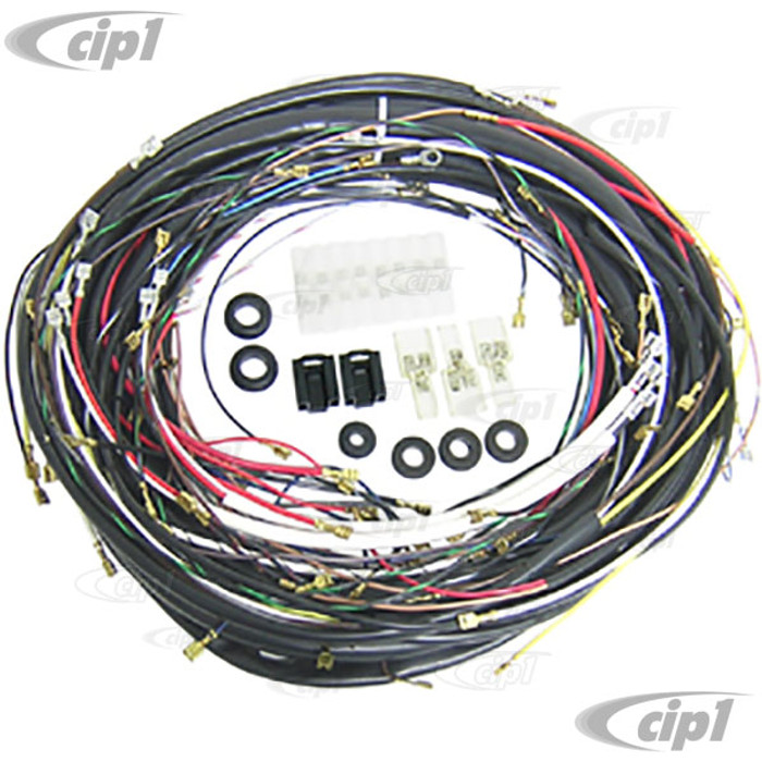 C17-WK-153-62-64 - COMPLETE WIRING HARNESS - BEETLE CONVERTIBLE 62-64