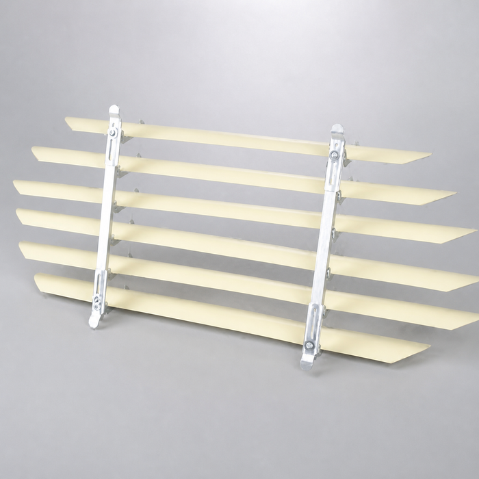 C21-0348 - VINTAGE STYLE ACCESSORY REAR WINDOW INTERIOR BLINDS/LOUVER SET - FITS INSIDE CAR (ASSEMBLY REQUIRED) - BEETLE SEDAN 53-57 - SOLD EACH