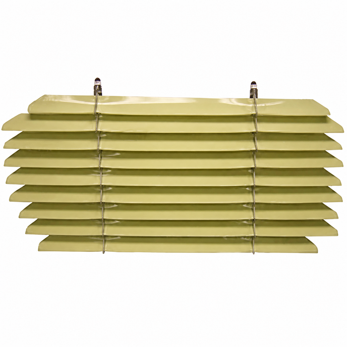 C21-0348-01 - VINTAGE STYLE ACCESSORY REAR WINDOW INTERIOR BLINDS / LOUVER SET - FITS INSIDE CAR (ASSEMBLY REQUIRED) - BEETLE SEDAN 58-64 - SOLD EACH