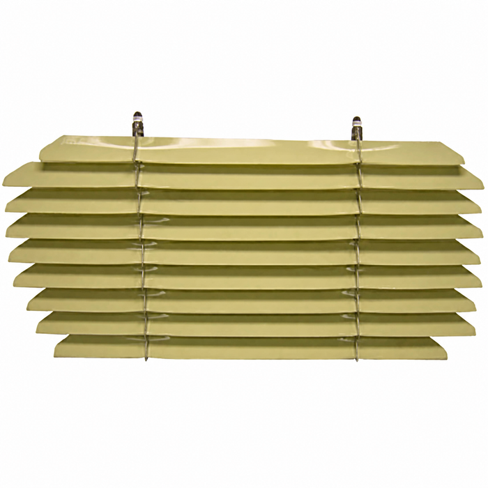 C21-0348-02 - VINTAGE STYLE ACCESSORY REAR WINDOW INTERIOR BLINDS / LOUVER SET - FITS INSIDE CAR - ASSEMBLY REQUIRED - BEETLE SEDAN 65-71 - SOLD EACH