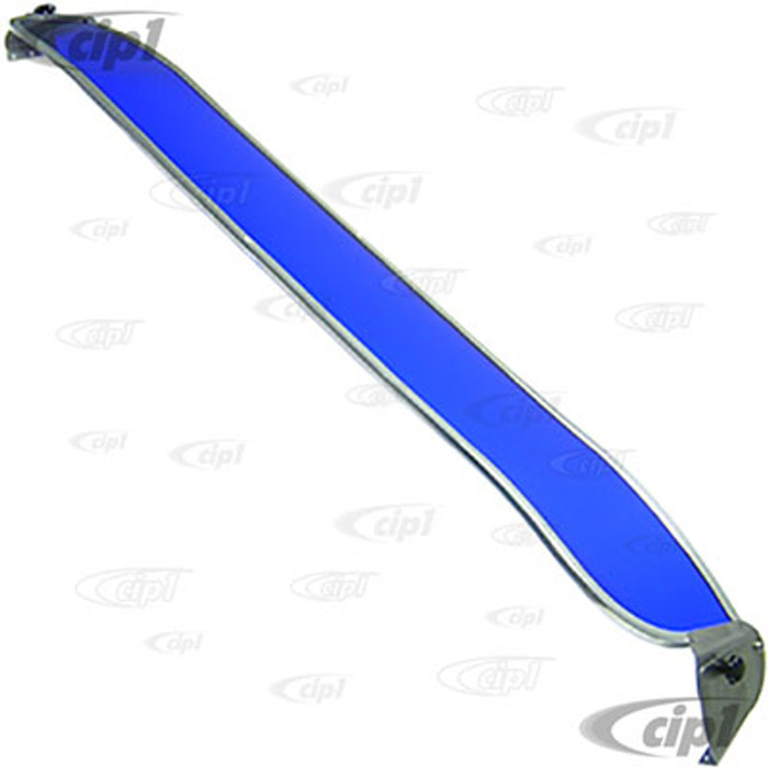 C21-0486-250 - VINTAGE STYLE BLUE TINTED SUNVISOR - 80-92 VANAGON - WITH MOUNTING HARDWARE - SOLD EACH