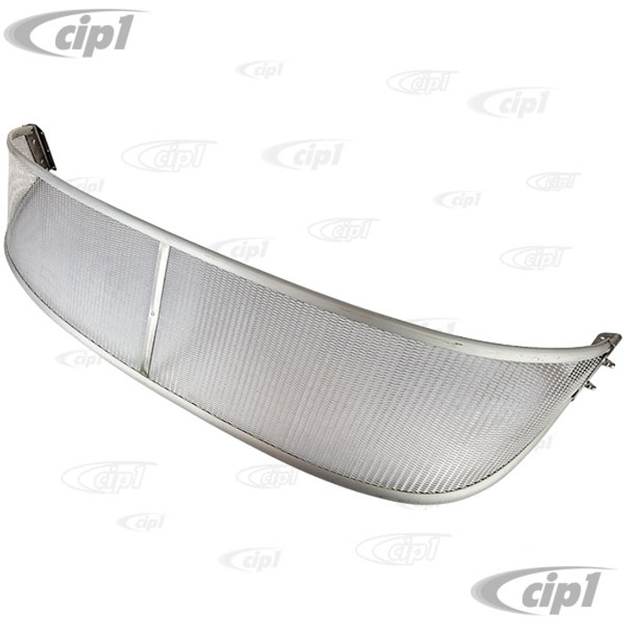 C21-0486-330 - AUSTRALIAN STYLE MESH SUNVISOR - ALL 62-73 TYPE-3 - WITH 6 MOUNTING SCREWS (NON-POLISHED EDGE/RAW FINISH) - SOLD EACH