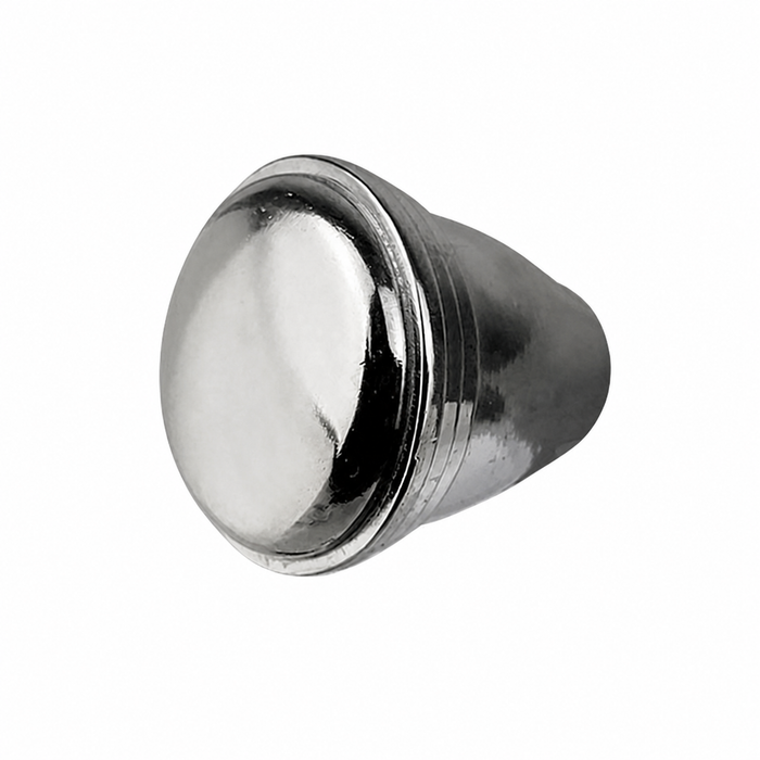 C23-AC941-004 - CHROME 4MM WIPER SWITCH KNOB (NOT BILLET ALUMINUM) - BEETLE 52-60 / GHIA 56-60 / BUS 55-65 - SOLD EACH