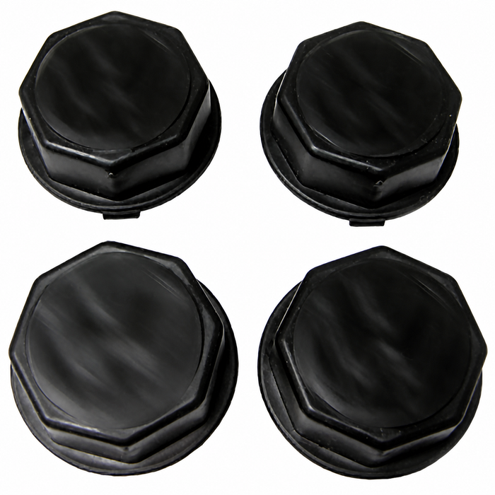 C24-111-601-171-SET - 111601171 - FROM GERMANY - SPORT WHEEL CENTER CAPS (WITH LOGO) - BEETLE 72-79 - GHIA 72-74 - TYPE-3 72-73 - SET OF 4