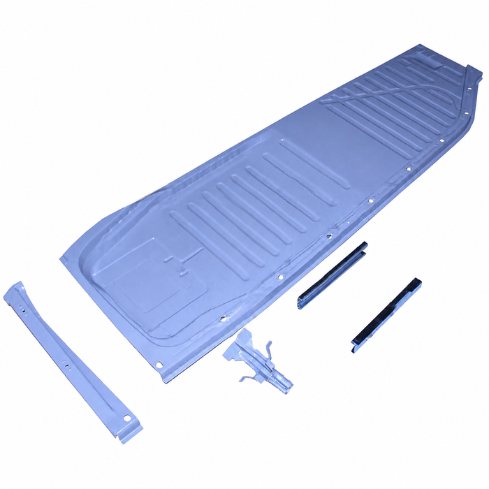 C24-111-701-062-QGR - 111701062Q - BEST QUALITY - BY KAFERLAND OF GERMANY - RIGHT SIDE FLOOR PAN HALF - 1.2MM THICK - SEAT PEDESTAL NOT INCLUDED - BEETLE 73-79 - SOLD EACH