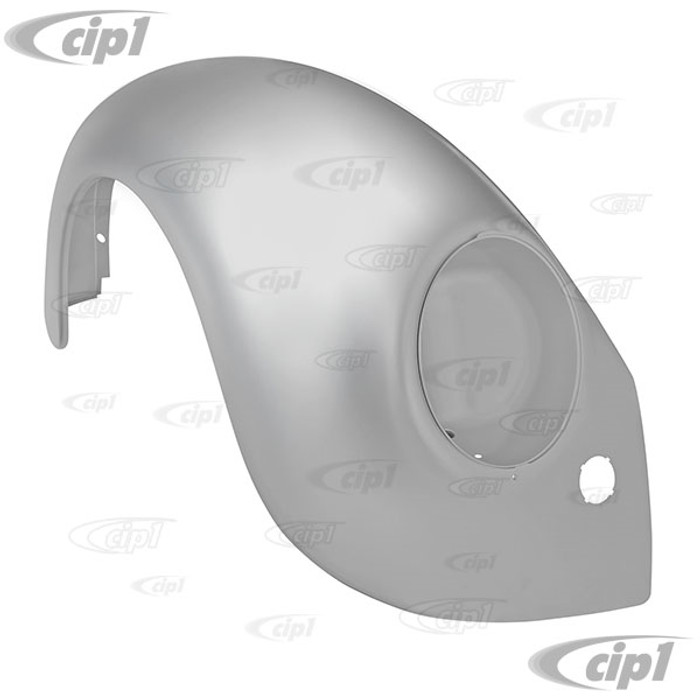 C24-111-821-022-A - 111821022A - EXCELLENT BBT REPRODUCTION - FENDER - FRONT RIGHT - BEETLE 46-52 - WITH HORN GRILL CUT-OUT - EXPERTLY PRE-PACKAGED FOR SHIPPING - SOLD EACH