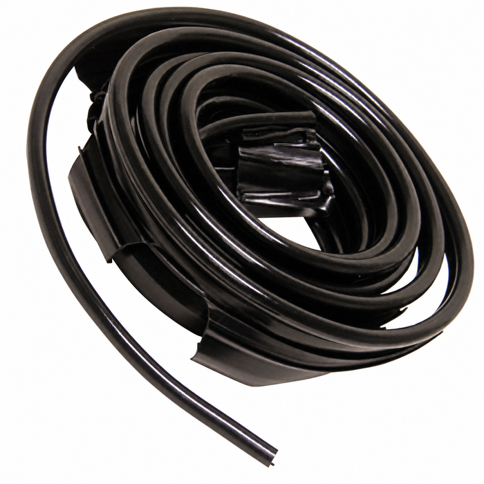 C24-111-821-707-B - 111821707B - QUALITY GENUINE GERMAN - FRONT OR REAR BLACK FENDER BEAD - BEETLE 46-79 - SOLD EACH