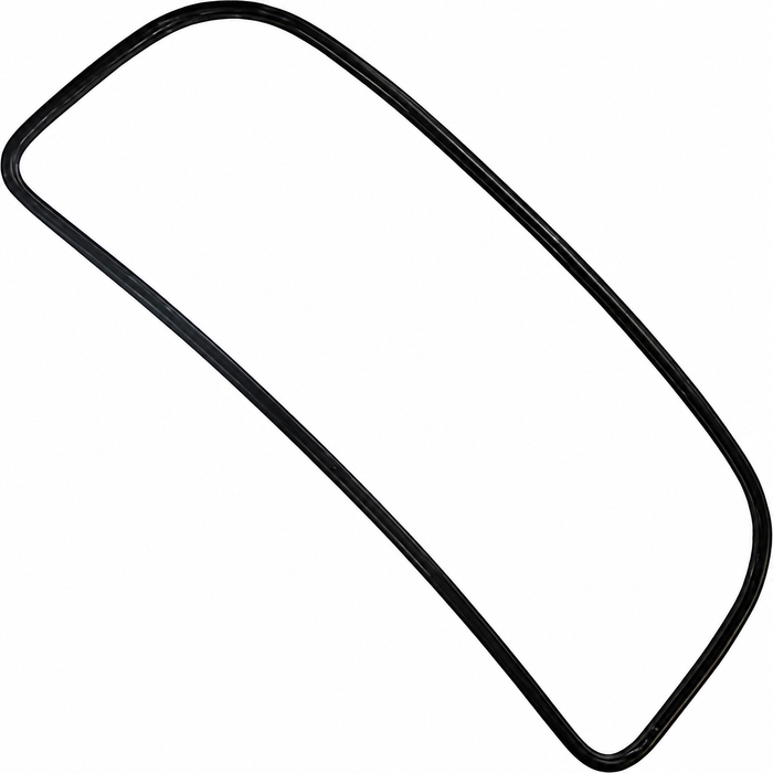 C24-111-845-121-J - 111845121J- GERMAN - FRONT WINDSHIELD SEAL-STD BEETLE 72-77 SEDAN (72 SUPER ONLY) W/GROOVE FOR PLASTIC TRIM (ALSO WILL FIT 65-71 IF PLASTIC TRIM IS USED) - GENUINE GERMAN - MOLDED CORNERS - SOLD EACH