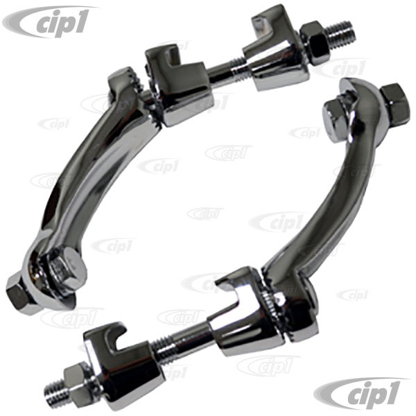 C24-111-941-351-CHPR - 111941351 - DELUXE CHROME MOUNTING BRACKETS