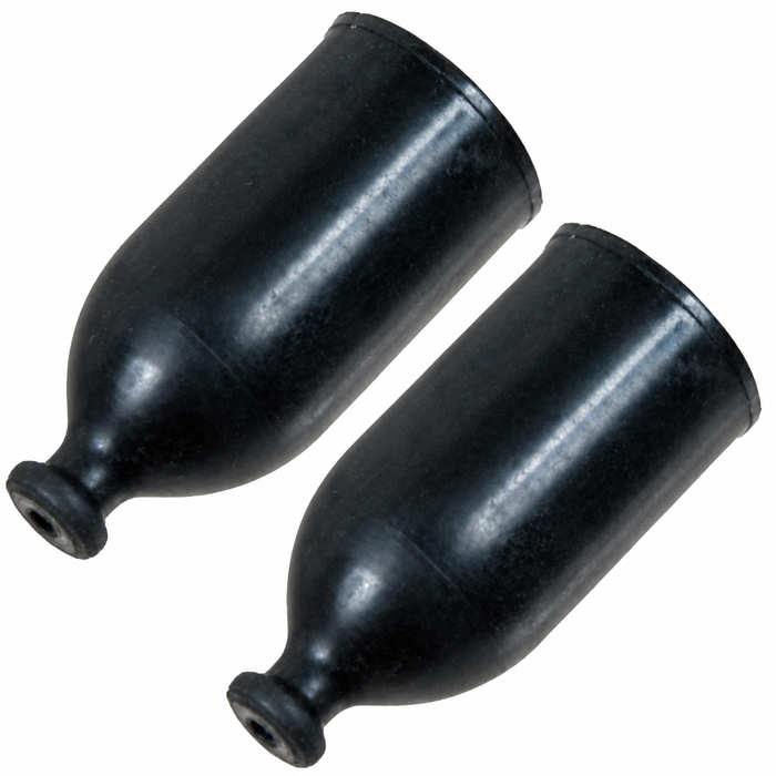 C24-111-951-195-APR - 111951195A - EXCELLENT QUALITY REPRODUCTION - CORRECT SHAPE HORN WIRE RUBBER BOOTS - ALL YEARS - BEETLE/GHIA/TYPE-3 - SOLD PAIR