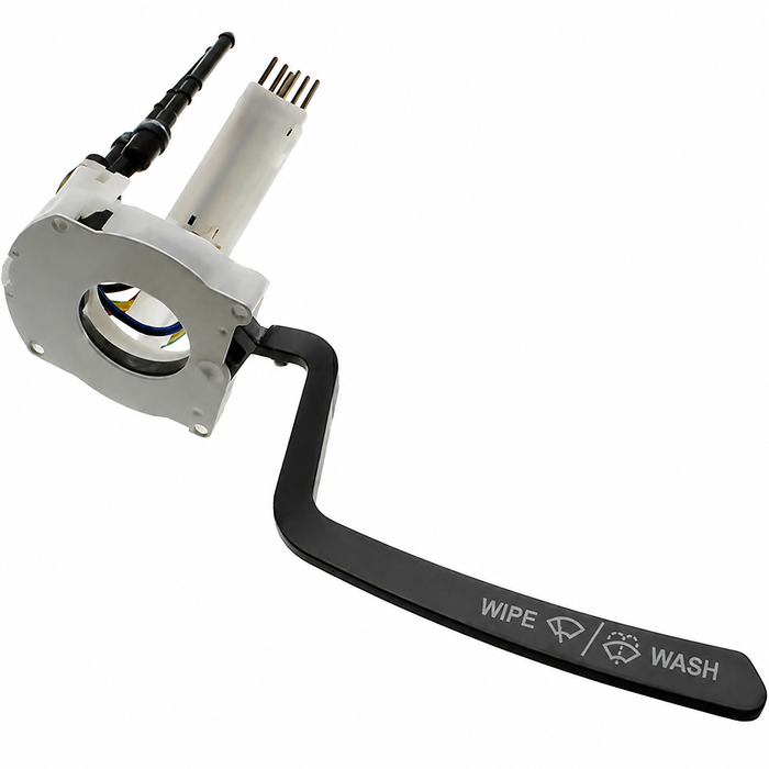 C24-111-953-519-G - 111953519G - KAFERLAND OF GERMANY - WINDSHIELD WIPER SWITCH ON STEERING COLUMN - 6 WIRE CONNECTOR - BEETLE 74-79 - GHIA 1974 ONLY - SOLD EACH