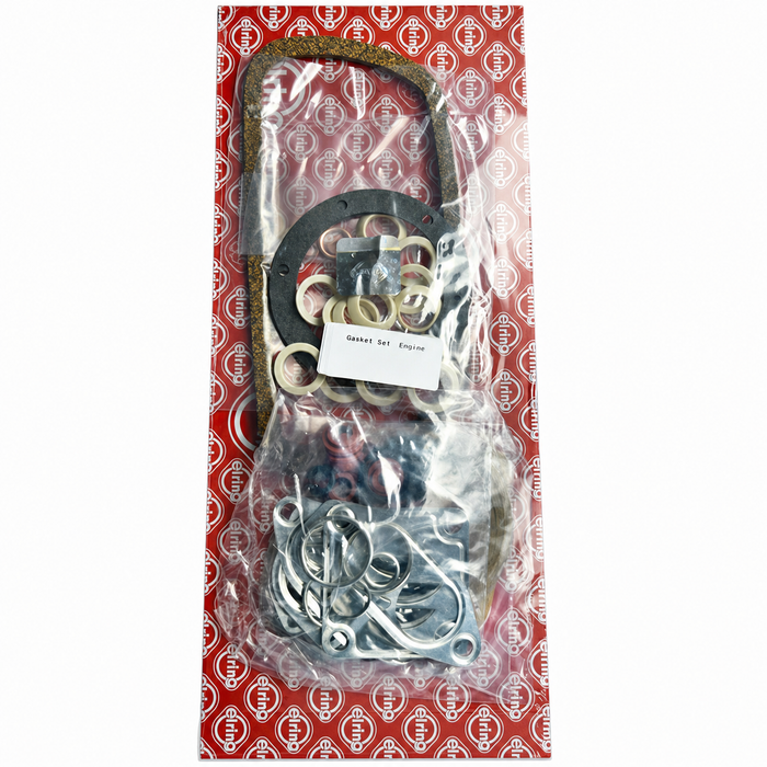 C24-113-198-007-GER - 111198007 - 113198007 - GENUINE ELRING BRAND - MADE IN GERMANY - ENGINE GASKET SET - 13-1600CC AIRCOOLED ENGINES (FLYWHEEL SEAL SOLD SEP.) - SOLD KIT