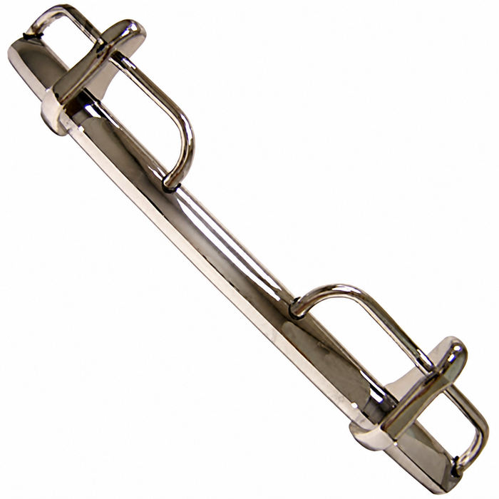C24-113-798-073-B - 113798073B - HD WEIGHT TOP QUALITY - CHROME REAR BUMPER WITH OVERRIDERS AND GUARDS - WAX REGULARLY TO PREVENT RUSTING - BEETLE 55-67 - SOLD EACH