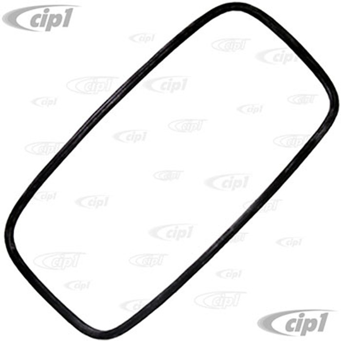 C24-113-845-521-G - REAR WINDOW SEAL - BEETLE 65-71  SEDAN WITH GROOVE FOR METAL TRIM - OE GERMAN - MOLDED CORNERS - SOLD EACH