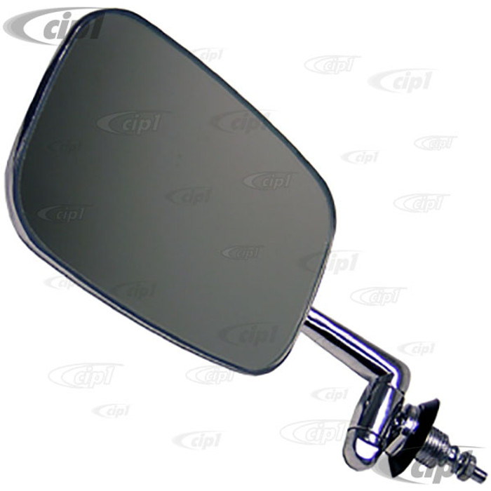 C24-113-857-513-DSS - 113857513DSS - OE QUALITY STAINLESS STEEL OUTSIDE DOOR MIRROR LEFT - BEETLE SEDAN 68-77 - SOLD EACH