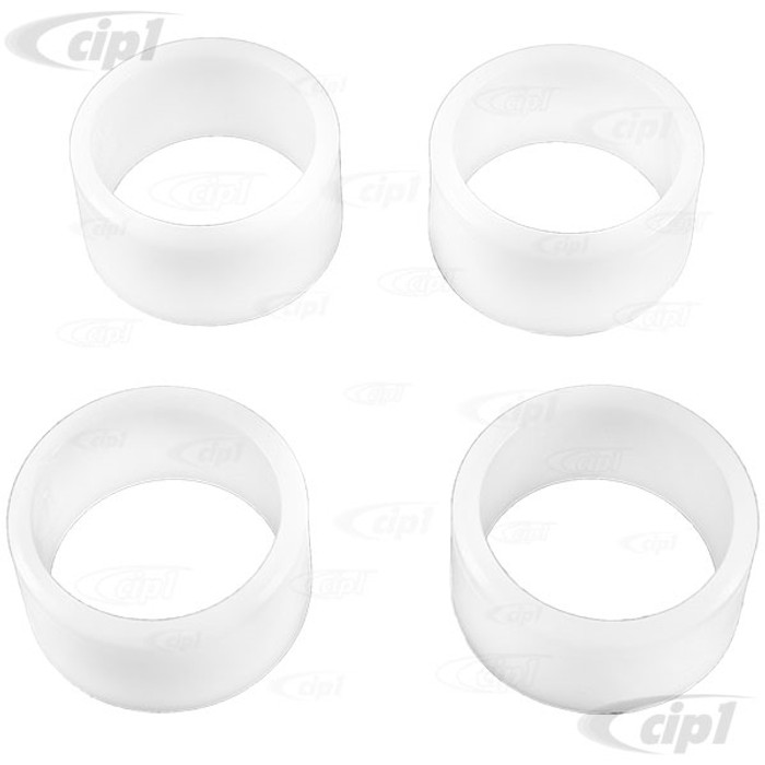 C24-131-401-313-SET - 131401311 - OE SUPPLIER - FRONT BALL-JOINT BEAM INNER TORSION ARM BUSHING - SUPER-TOUGH POLYACETAL - (46MM OD X 37MM ID) MEASURE BEFORE ORDERING - BEETLE/GHIA 65-77 - SOLD SET OF 4