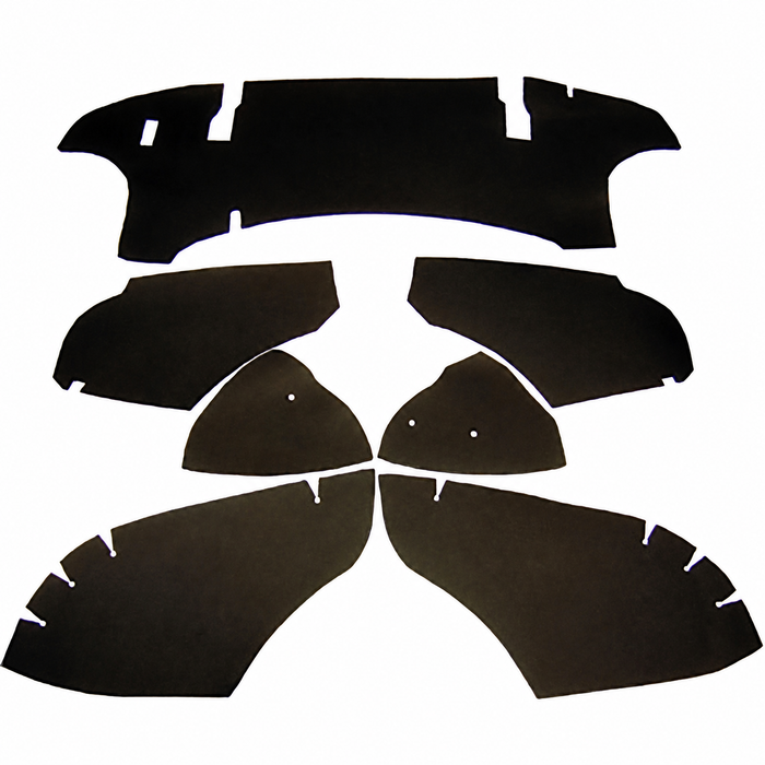 C24-141-898-805-T - 141898805T - FROM GERMANY - TARBOARD FIREWALL INSULATION KIT - 7 PIECE KIT - GHIA 56-74 - SOLD SET