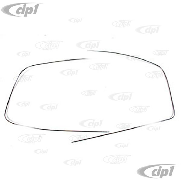 C24-241-853-305 - CHROME WINDSHIELD MOLDING BUS 68-79 - SECURING CLIPS SOLD SEPARATELY - 2 CLIPS REQUIRED