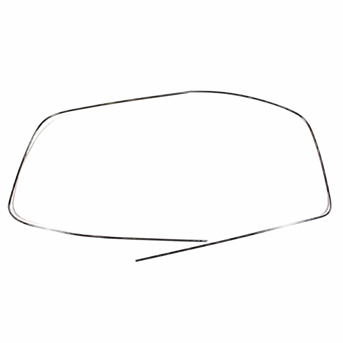 C24-241-853-305 - CHROME WINDSHIELD MOLDING BUS 68-79 - SECURING CLIPS SOLD SEPARATELY - 2 CLIPS REQUIRED