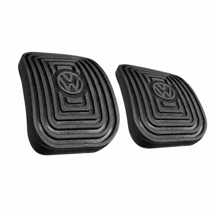 C24-311-721-173-AGR2 - 311721173A - EXCELLENT QUALITY - RUBBER BRAKE AND CLUTCH PEDAL PADS - BEETLE 46-79 - GHIA 56-74 - BUS 55-67 - TYPE-3 62-73 - VANAGON 80-91 - VW THING 69-79 - SOLD PAIR