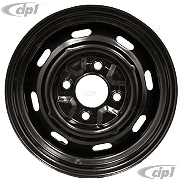ACC-C10-6623-MB - STOCK 4X130MM 4 BOLT STEEL WHEEL - SEMI-GLOSS