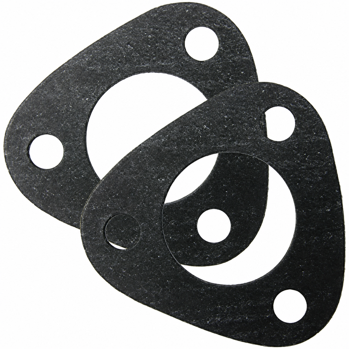 ACC-C10-6007 - EMPI 3393 - SOLD PAIR - SMALL 3 BOLT TRIANGLE EXHAUST GASKETS - MUFFLER TO HEADER - SOLD PAIR