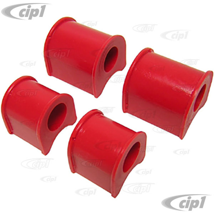 C26-401-145 - HEAVY-DUTY URETHANE SWAY BAR BUSHING SET OF 4 - ALL BEETLE OR GHIA KING-LINK OR BALL-JOINT FRONT ENDS - FOR 3/4 INCH DIA. SWAY BAR