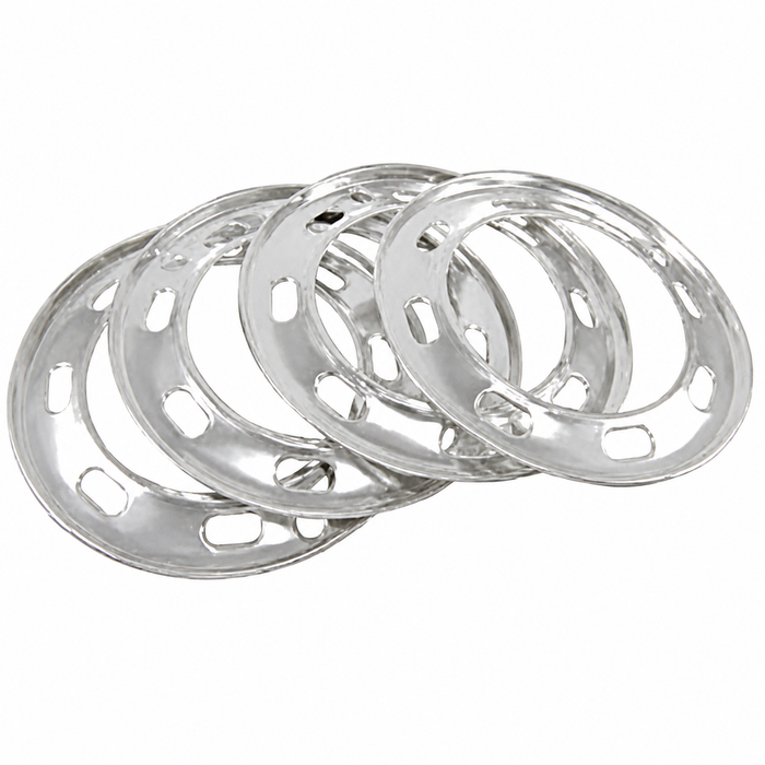 ACC-C10-6738 - BEAUTY RINGS 4 PC SET  BEETLE 74-79 GHIA 1974   - SOLD SET