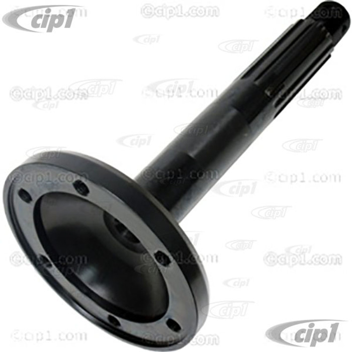 C26-525-100 - CHROMOLY STEEL STUB AXLE - BEETLE DOG-LEG TO 930 CV JOINT WITH 3/8 INCH THREADS - SOLD EACH